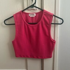Lovers + Friends Revolve Cropped Sleeveless Top